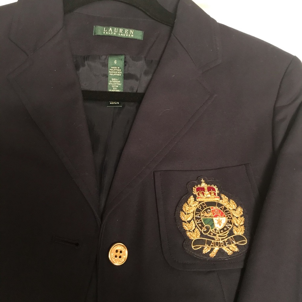 Super chic Ralph Lauren Navy Blazer